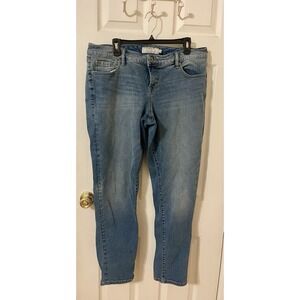 Torried Boyfriend Jeans Womess Size 16R Mid Rise Medium Wash Denim